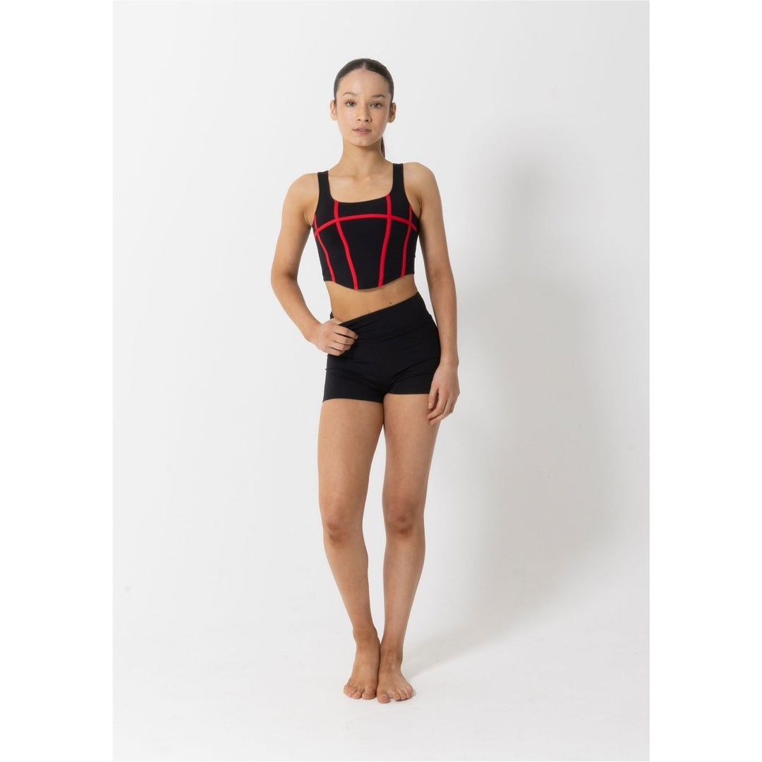 Studio 7 dancewear Livi Corset Crop Dance Top Adult Sizes