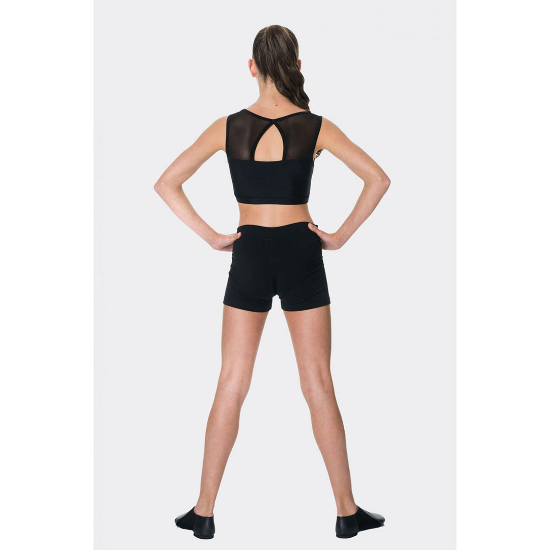Studio 7 Dancewear Womens Mesh Performance Crop Top