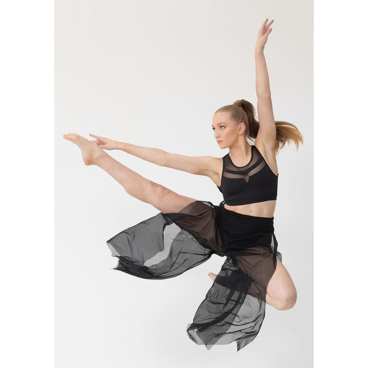 Studio 7 Dancewear Mesh Wrap Costume Dance Pants Adult Sizes