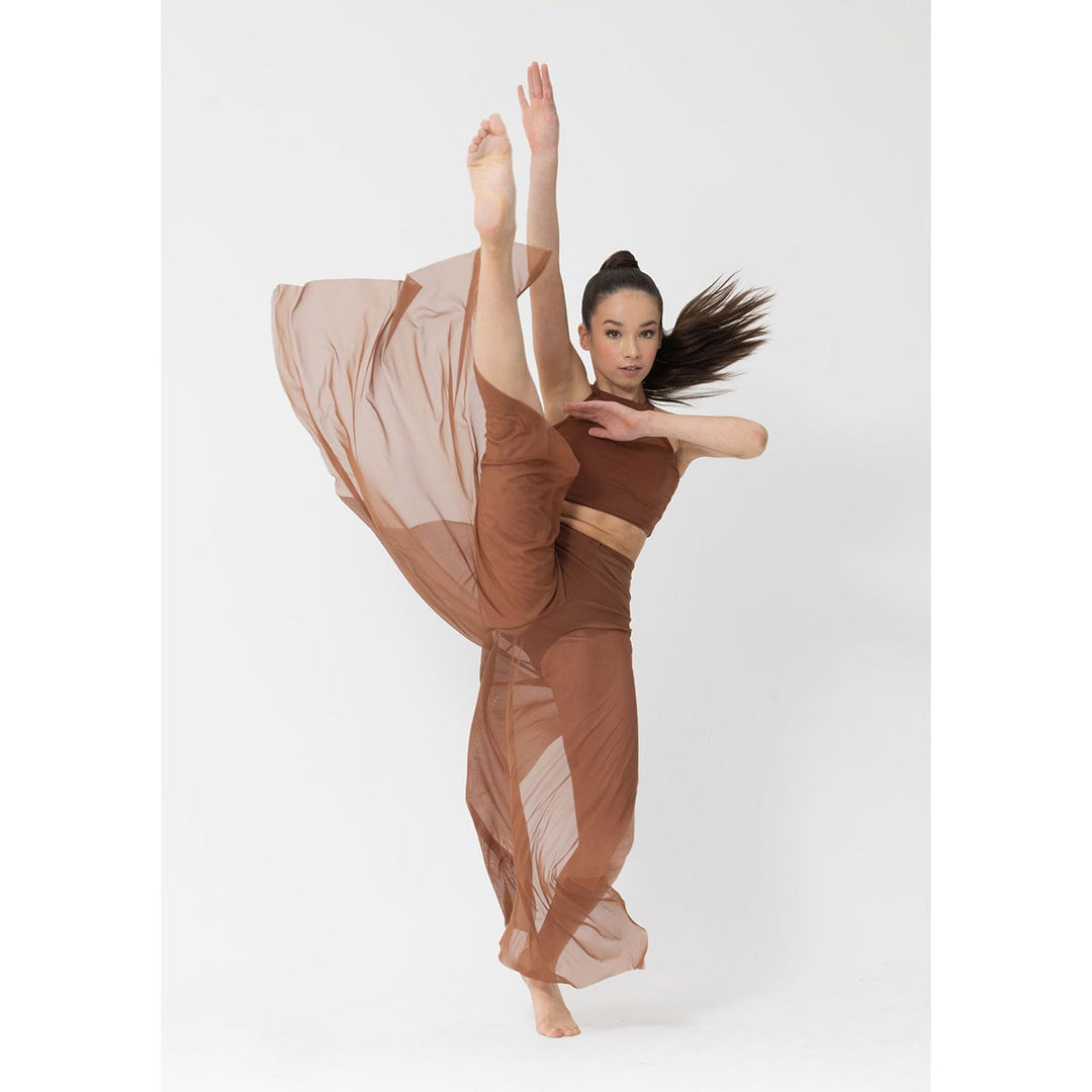 Studio 7 Dancewear Mesh Wrap Costume Dance Pants Adult Sizes