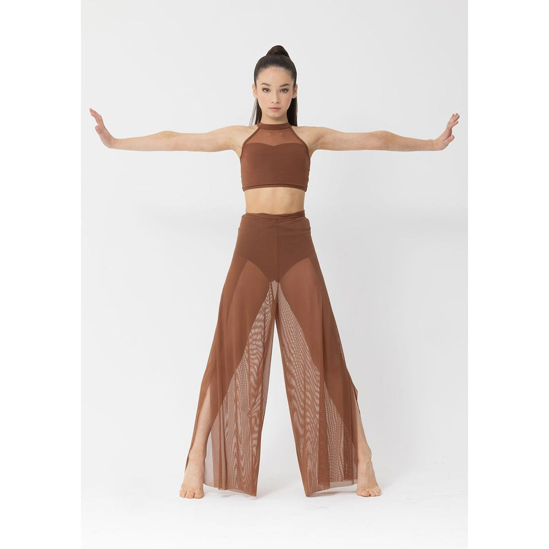 Studio 7 Dancewear Mesh Wrap Costume Dance Pants Adult Sizes