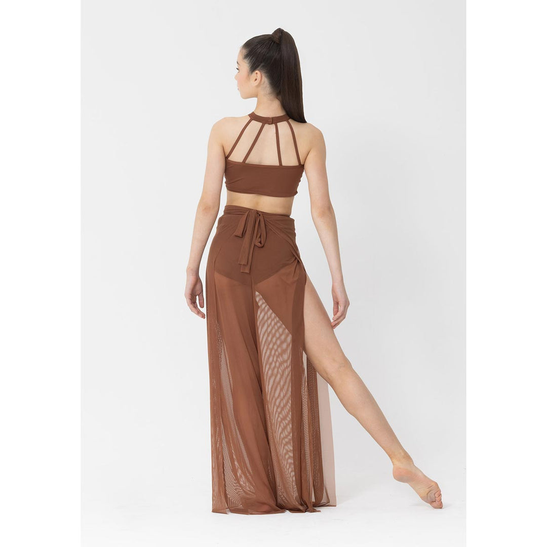 Studio 7 Dancewear Mesh Wrap Costume Dance Pants Adult Sizes