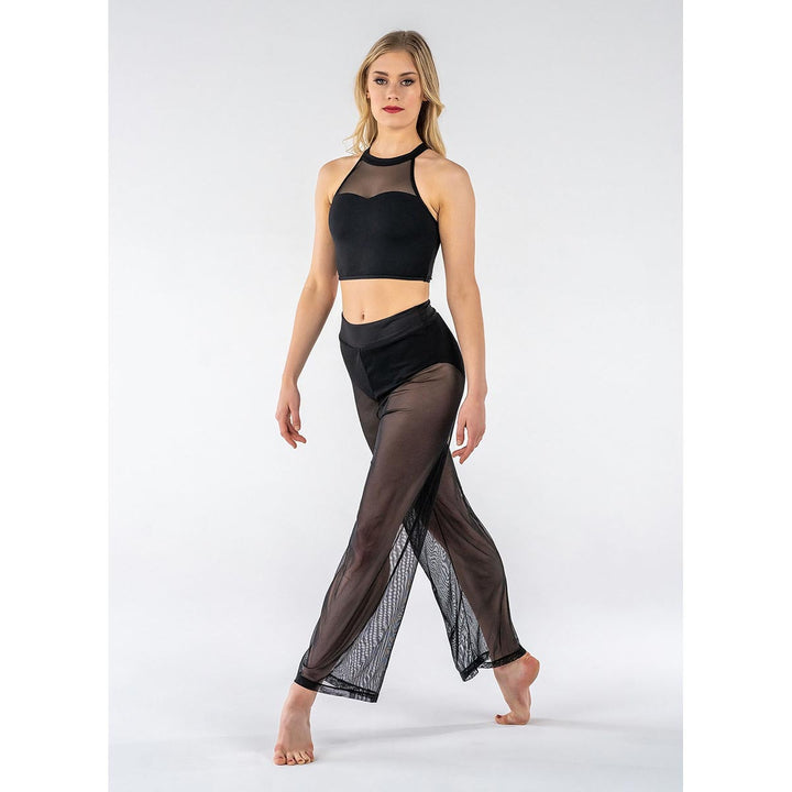 Studio 7 Dancewear Performance Mesh Girls Crop Top