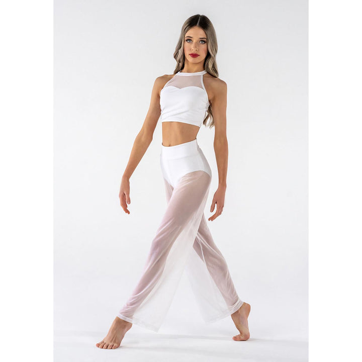 Studio 7 Dancewear Performance Mesh Girls Crop Top