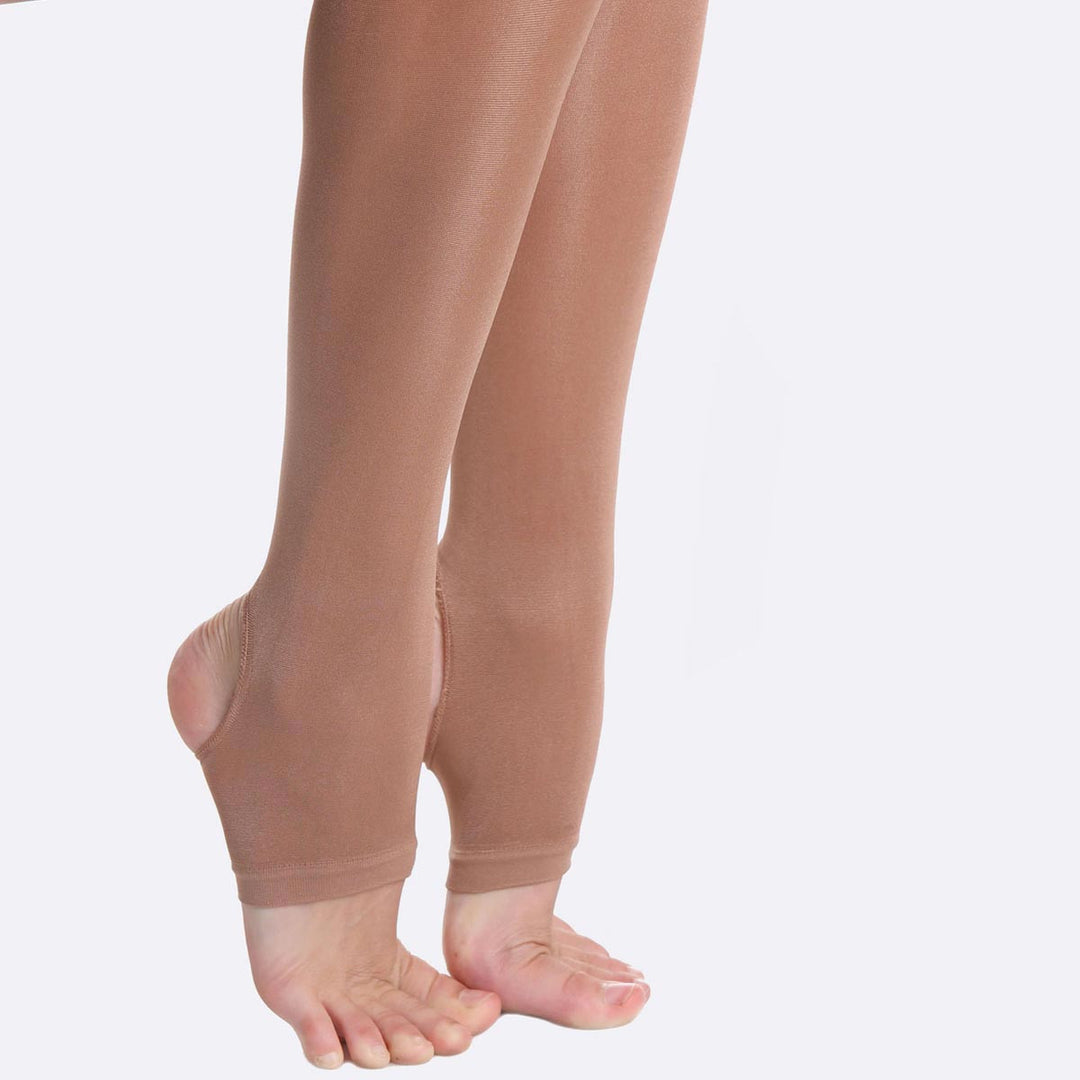Studio 7 Dancewear Shimmer Tan Stirrup Tights Children Sizes