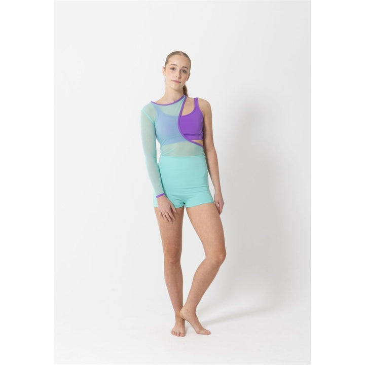 Studio 7 Dancewear Tammy Mesh Contrast Biketard Children