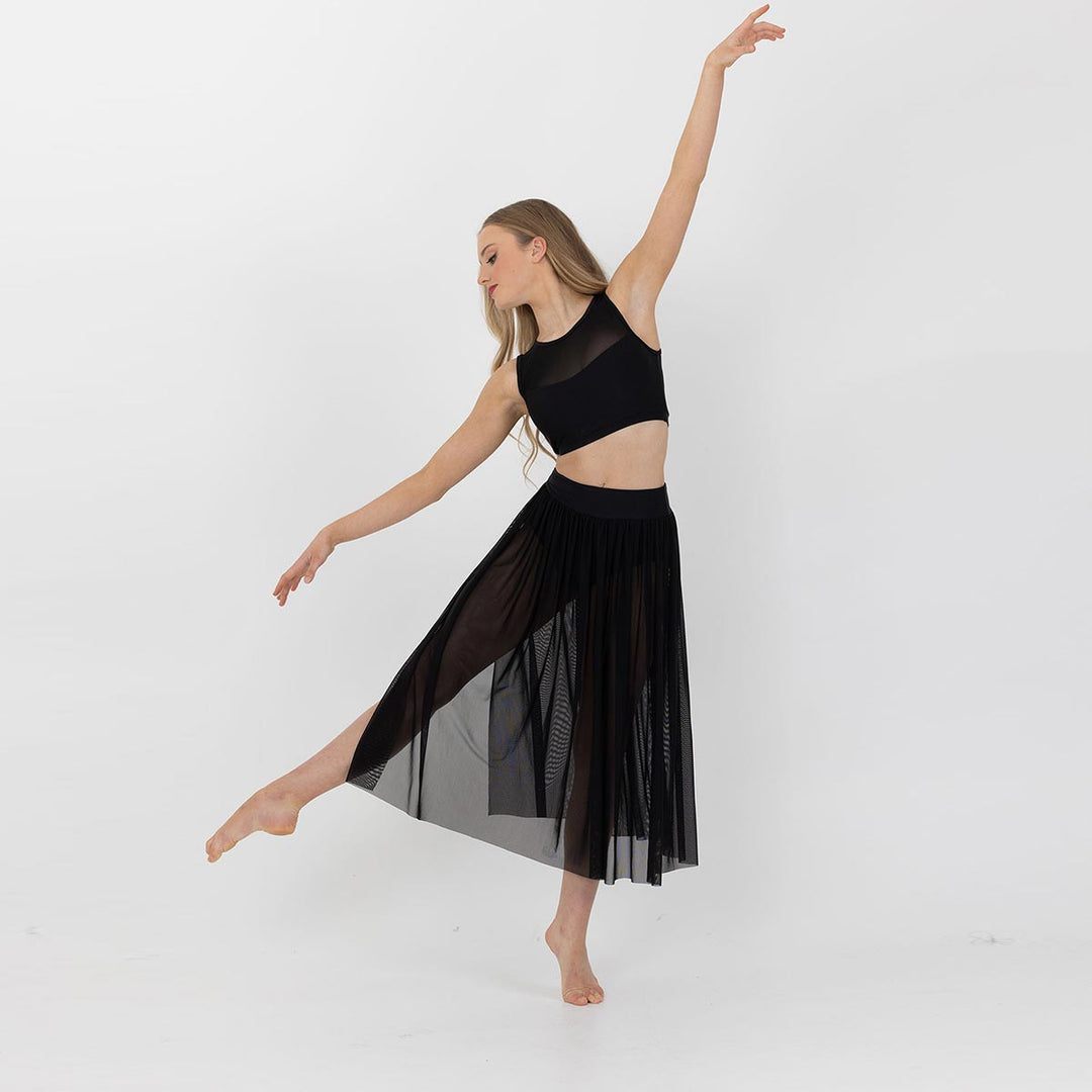 Studio 7 Dancewear Vision Mesh Lyrical Skirt Adult Sizes