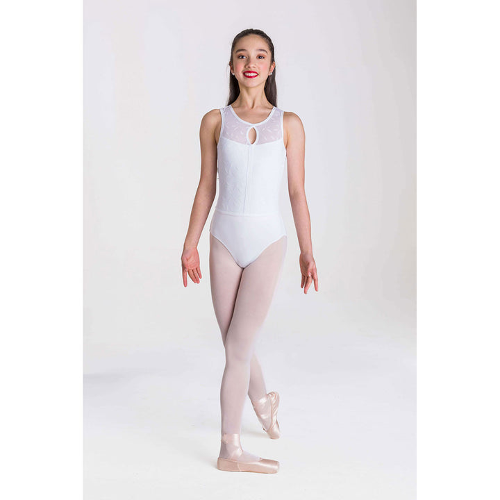 Studio 7 Dancewear Womens Chloe Mesh Detailed Leotard