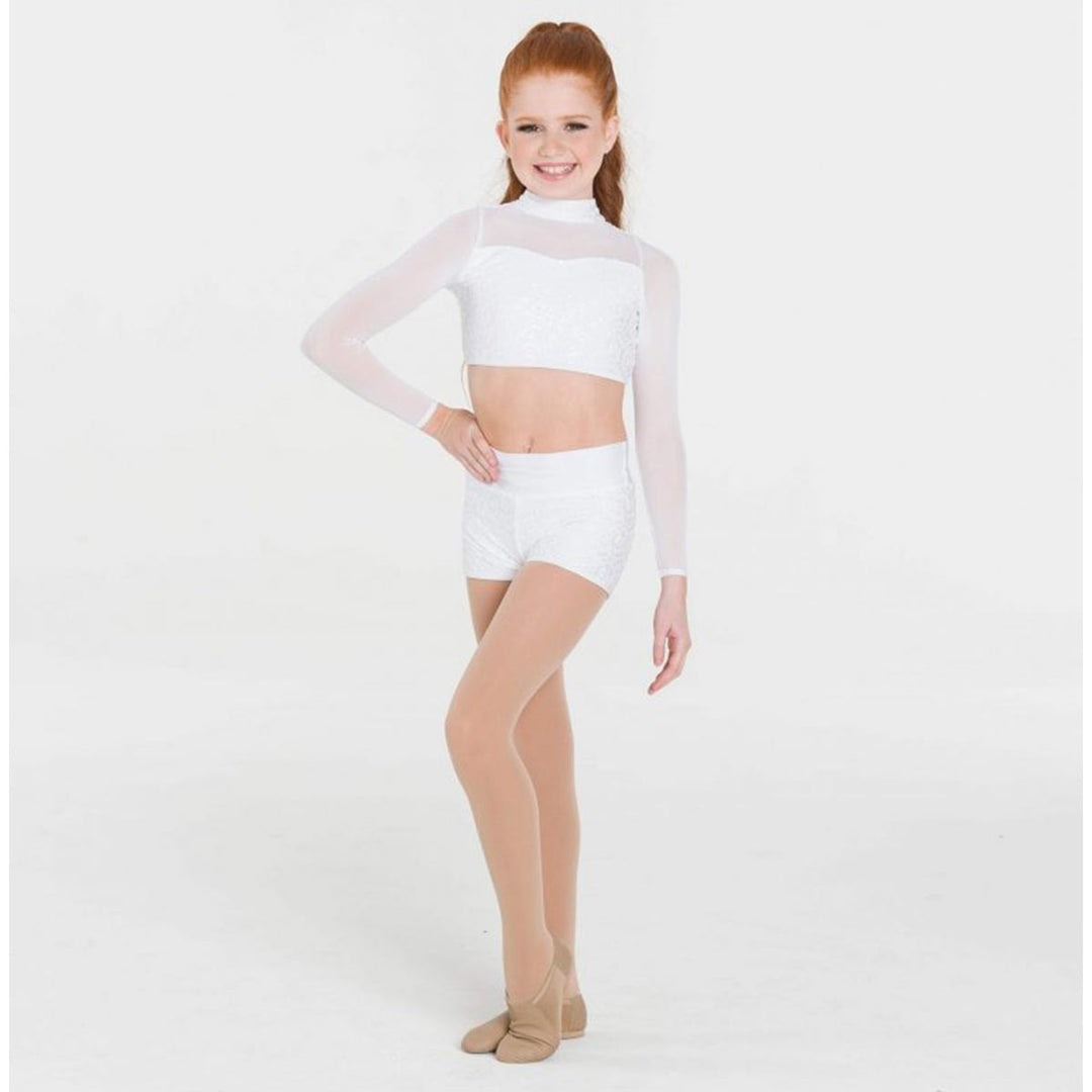 Studio 7 Dancewear Down Town Long Sleeve Crop Top Children