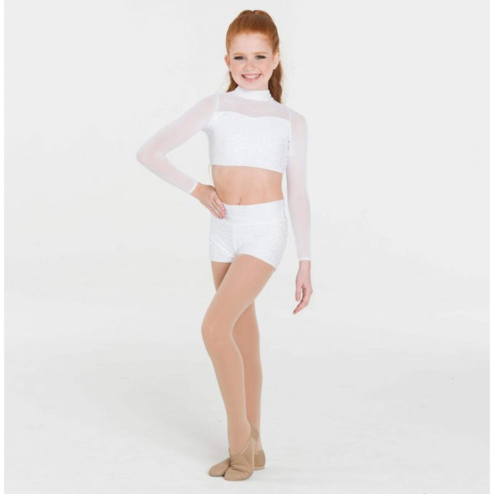 Studio 7 Dancewear Down Town Long Sleeve Crop Top Children