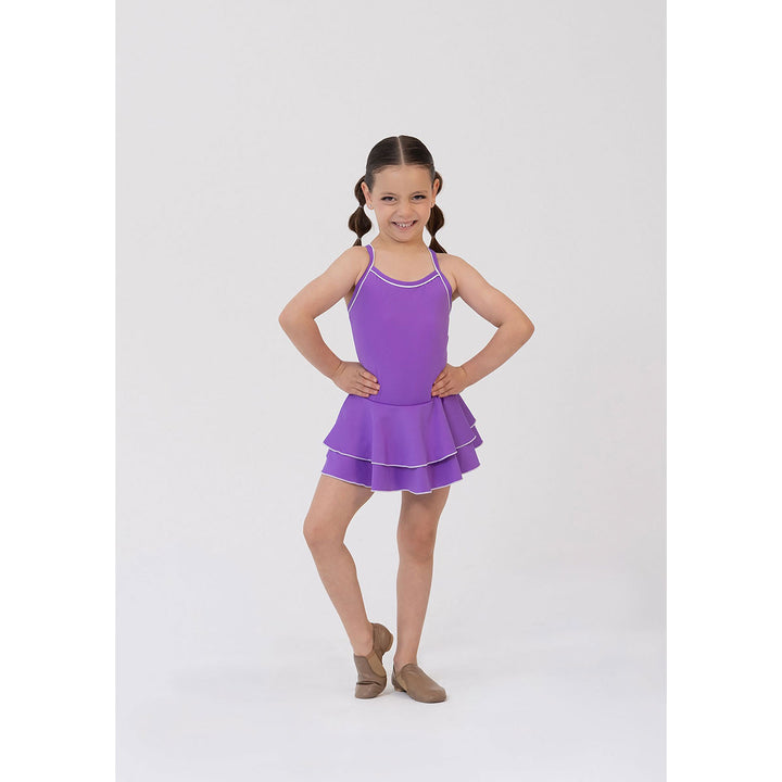 Studio 7 Dancewear Cindy Dress girl wearing Amethyst