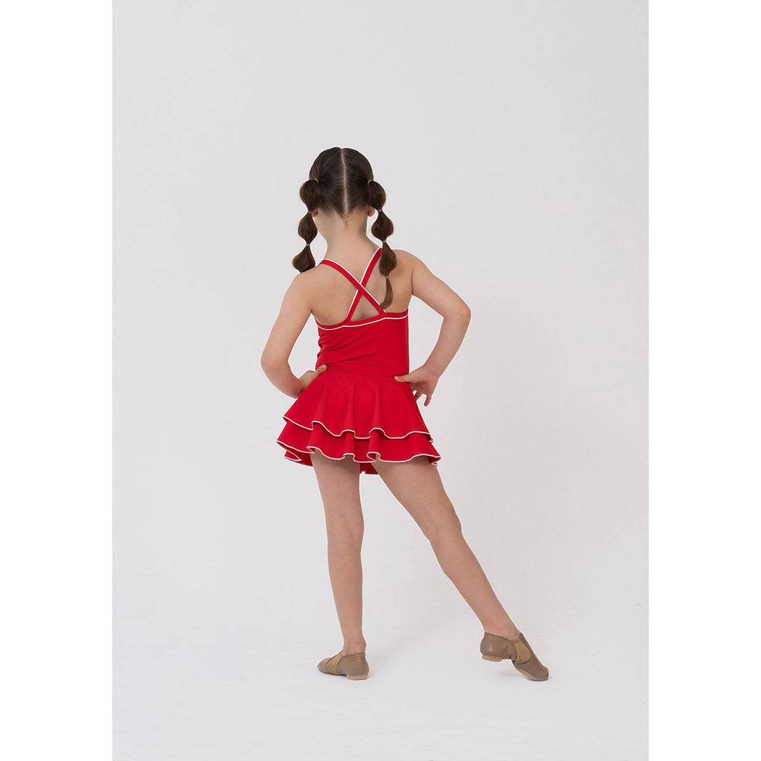 Studio 7 Dancewear Cindy Dress Red back