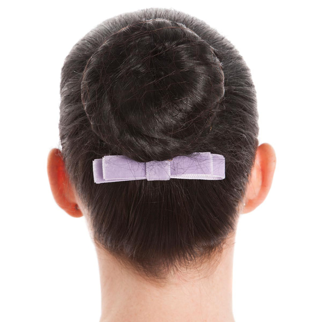 Energetiks Velvet Hair Bow with Comb for Dance &amp; Performance
