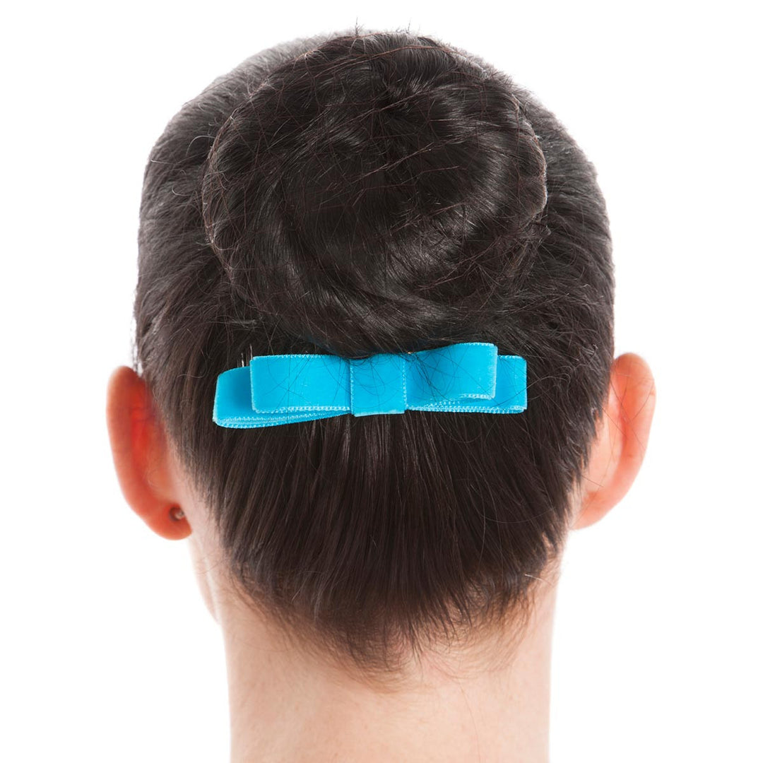 Energetiks Velvet Hair Bow with Comb for Dance &amp; Performance