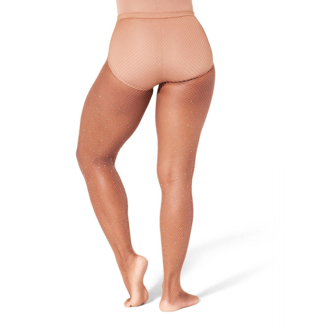 Capezio All-Over Rhinestone Fishnet Dance Tights Adult Sizes