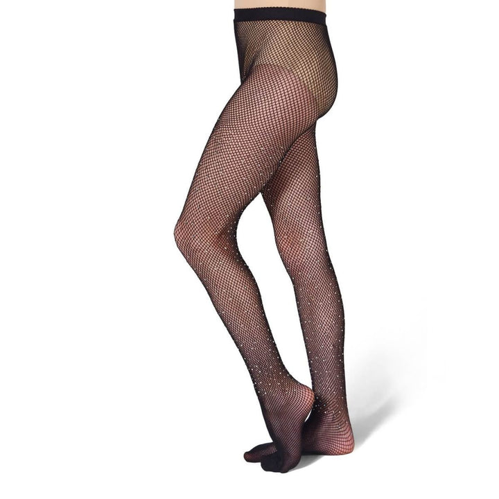 Capezio All-Over Rhinestone Fishnet Tight Girls Sizes