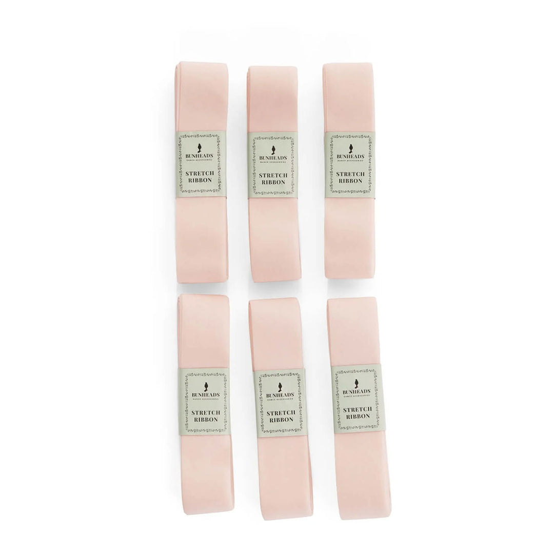 Bunheads Packaged Stretch Ribbon in Light Professional Pink