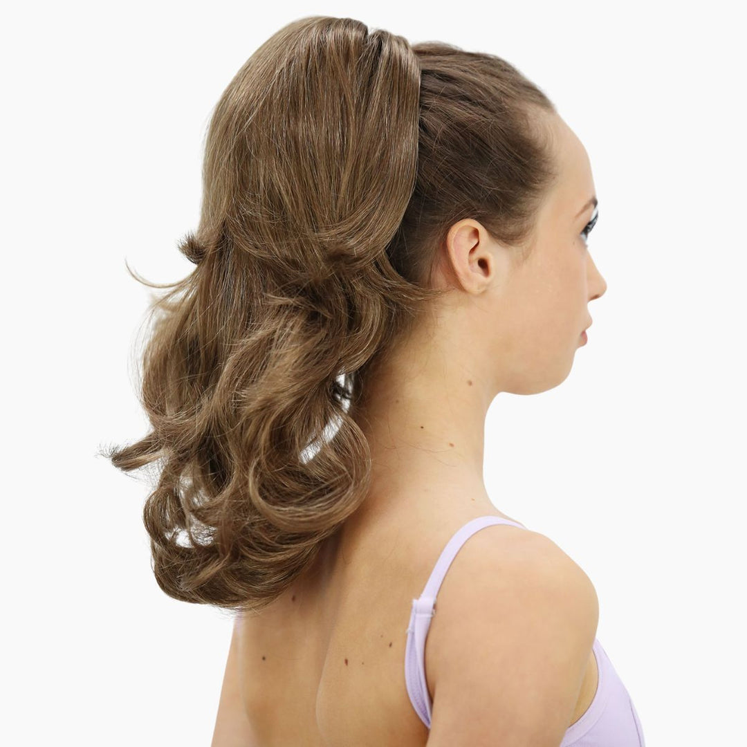 Capezio Long Wavy Pony – Clip-On Lightweight Hair Accessory