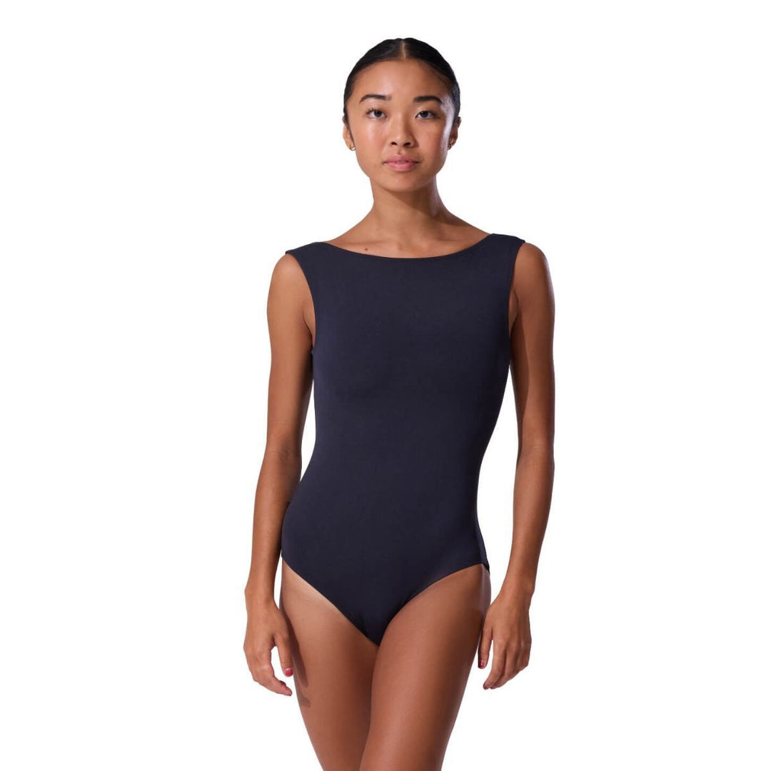 Capezio Soft Elegance Boatneck Front Leotard Adult Sizes