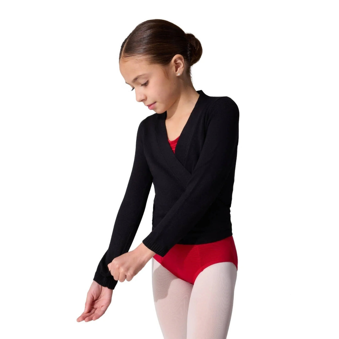 Capezio Soft Knit Ballet Top Wrap Sweater Children Sizes