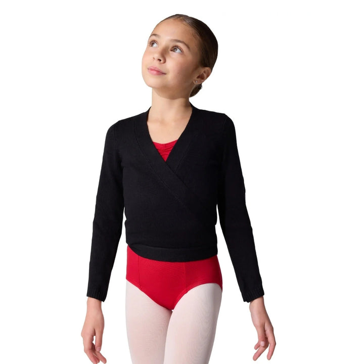 Capezio Soft Knit Ballet Top Wrap Sweater Children Sizes