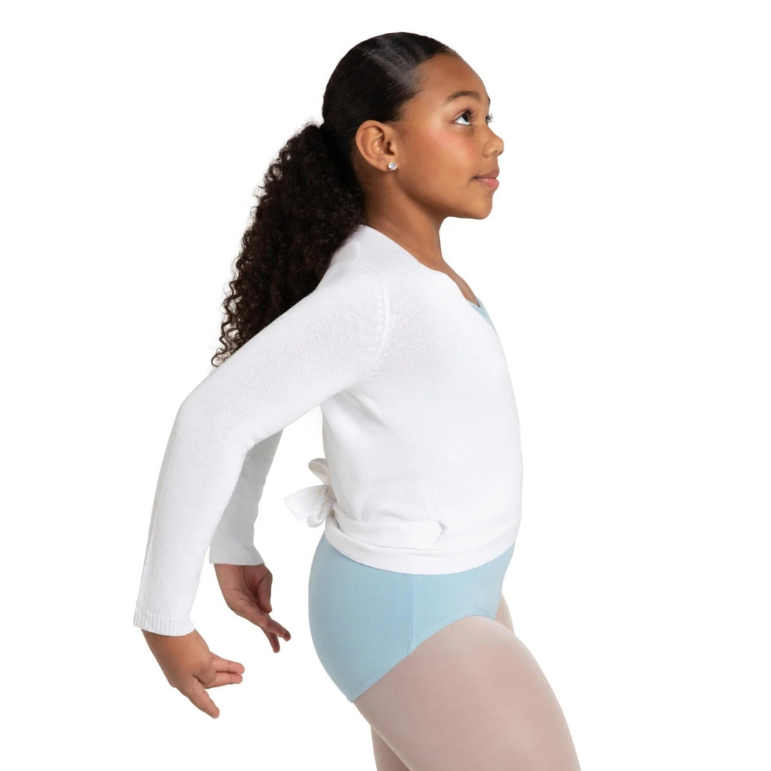 Capezio Soft Knit Ballet Top Wrap Sweater Children Sizes
