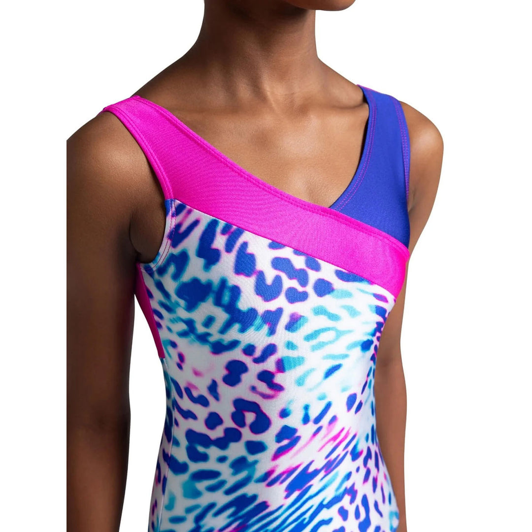 Capezio Wild One Maze Gymnastic Leotard Girls