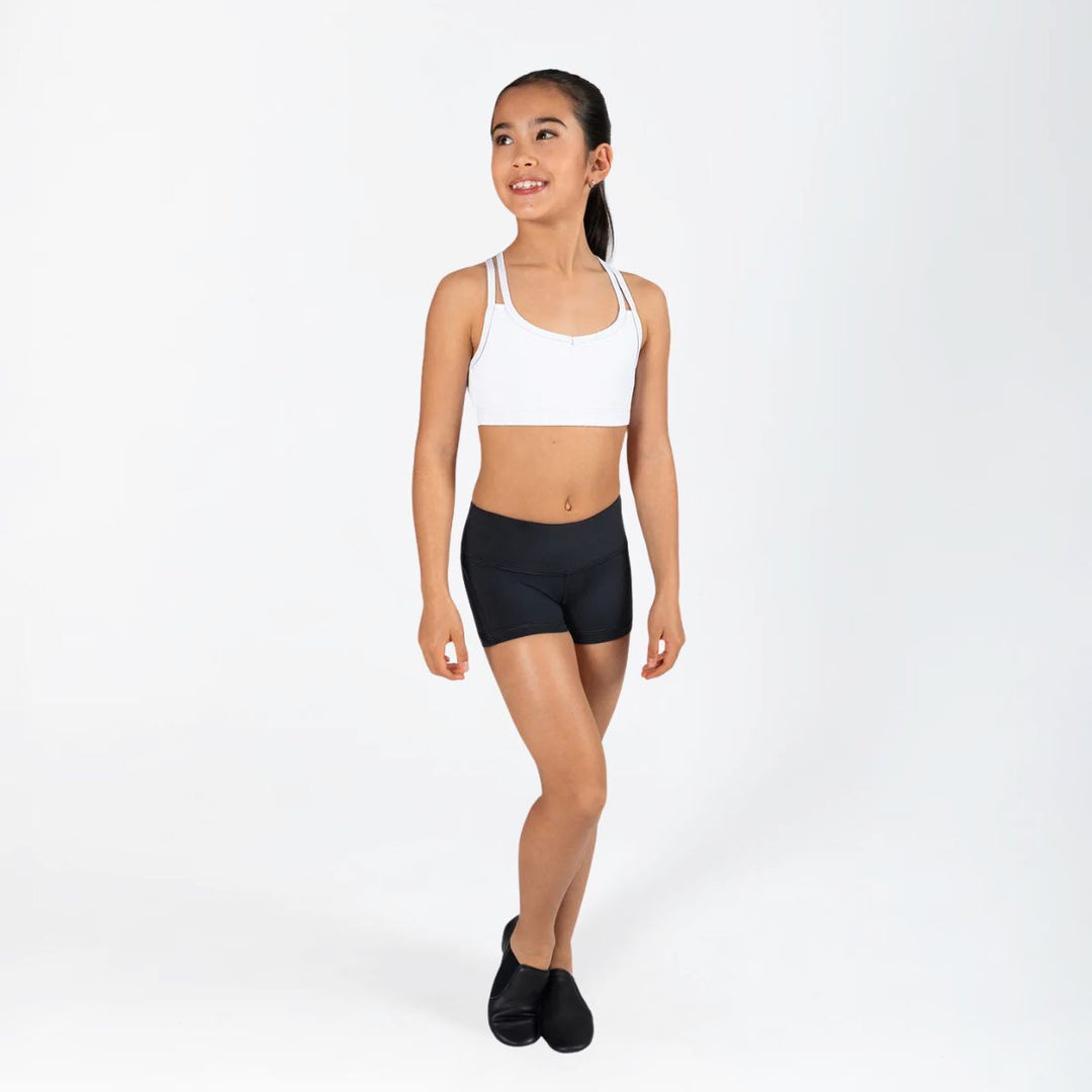 Energetiks Girls Roxy Cross Back Supportive Dance Crop Top
