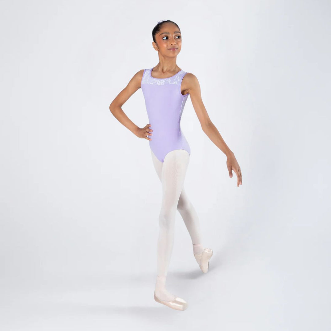 Energetiks Abby Lace Back Paneling Leotard – Girls
