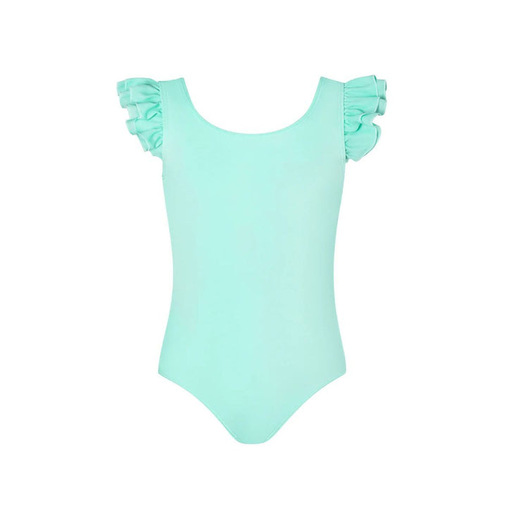 Energetiks Girls Emery Frill Sleeve Scoop Neck Leotard