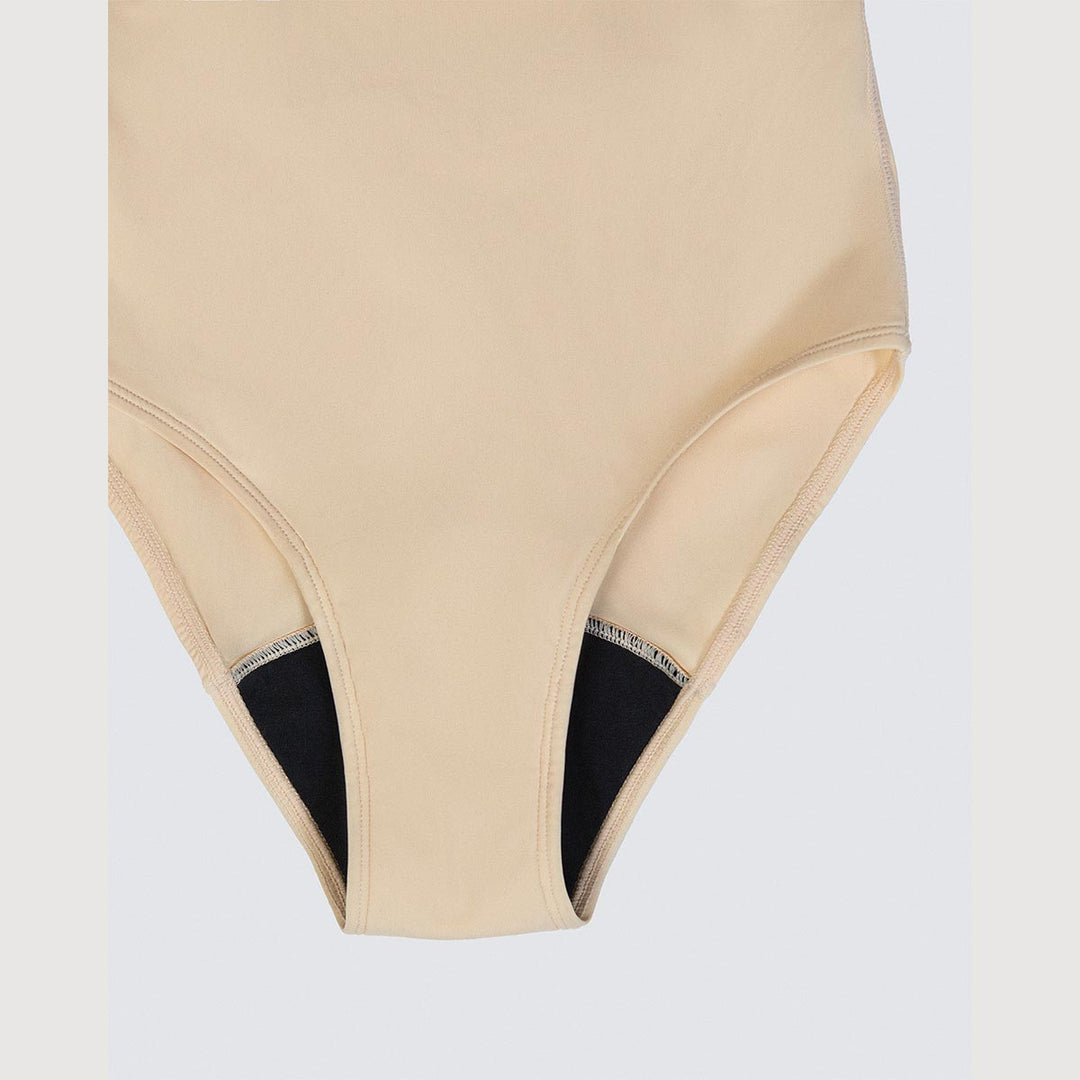 Energetiks Absorb+ leak resistant body stocking in Oat