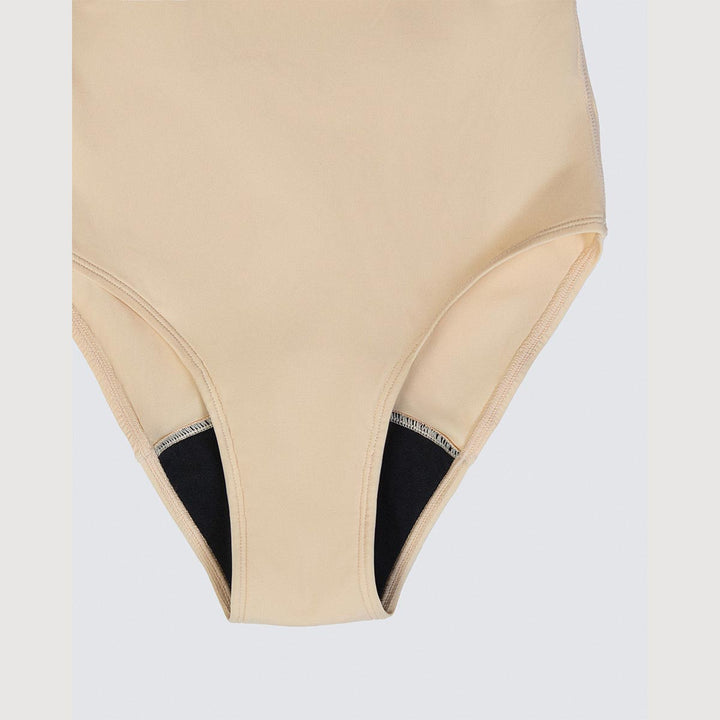 Energetiks Absorb+ leak resistant body stocking in Oat