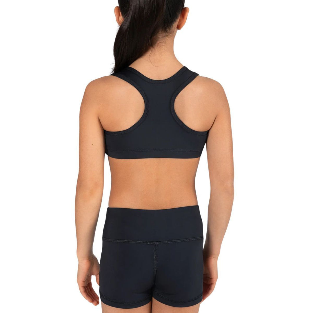 Energetiks Girls Addison T-Cut Racer Back Dance Crop Top