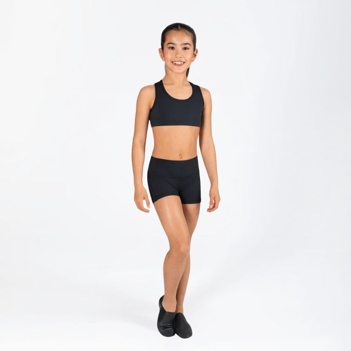 Energetiks Girls Addison T-Cut Racer Back Dance Crop Top
