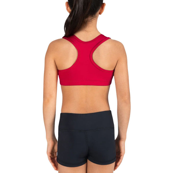 Energetiks Girls Addison T-Cut Racer Back Dance Crop Top