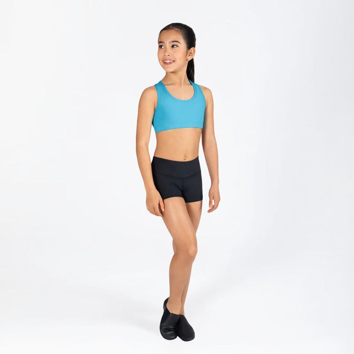 Energetiks Girls Addison T-Cut Racer Back Dance Crop Top