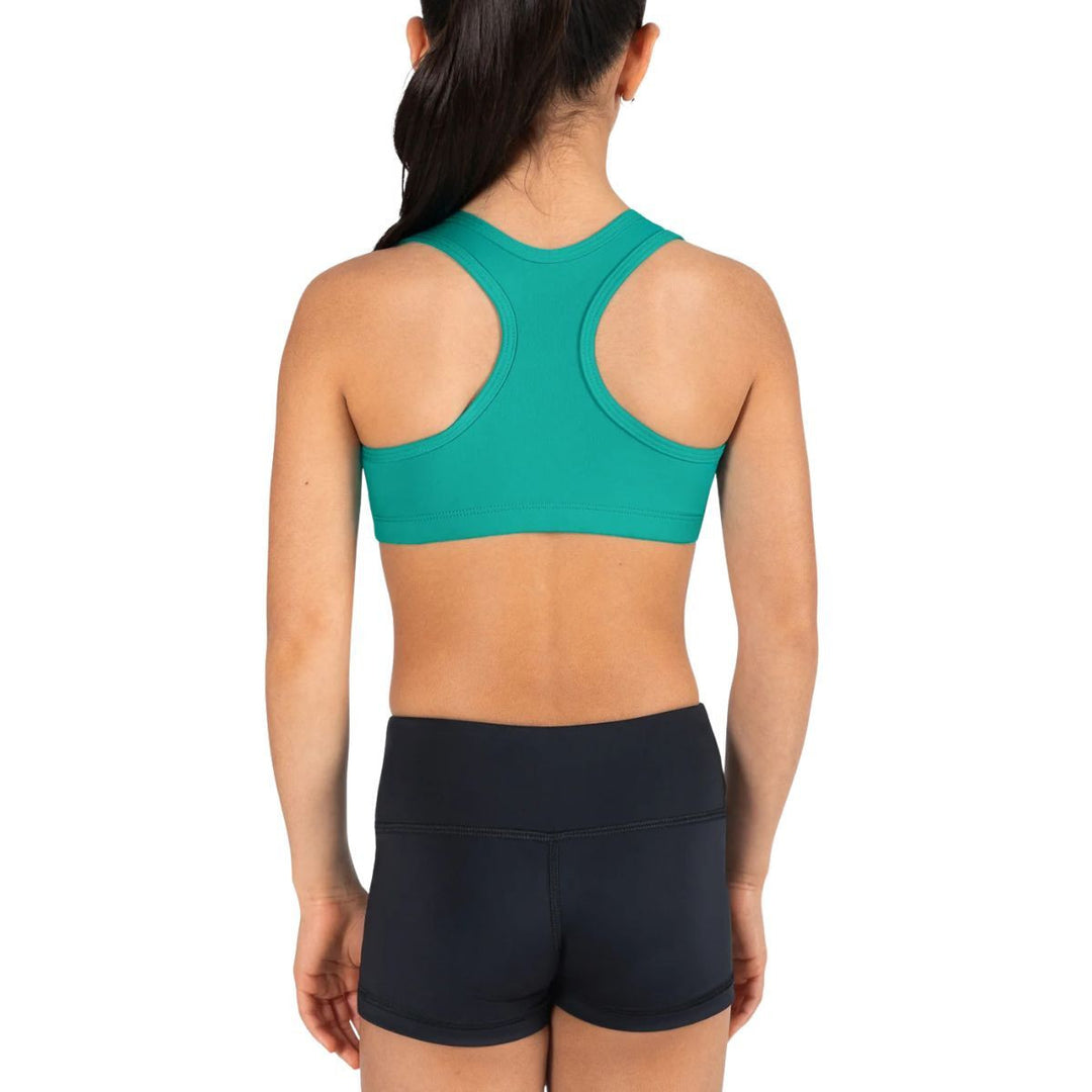 Energetiks Girls Addison T-Cut Racer Back Dance Crop Top
