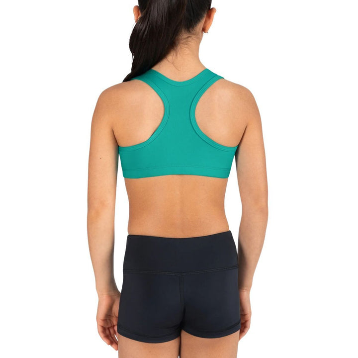 Energetiks Girls Addison T-Cut Racer Back Dance Crop Top