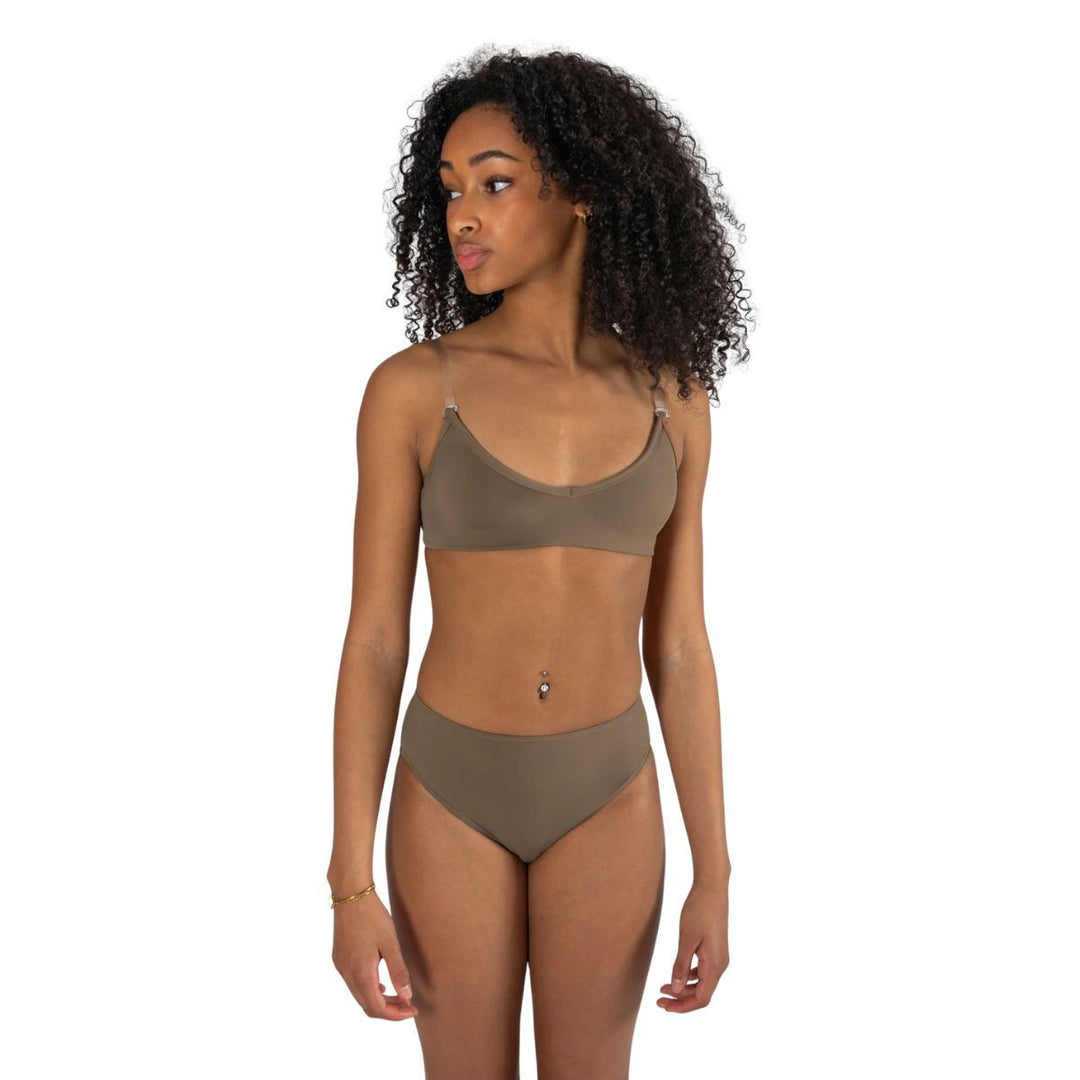 Energetiks Clear Back Bra Dance Undergarment Children Sizes