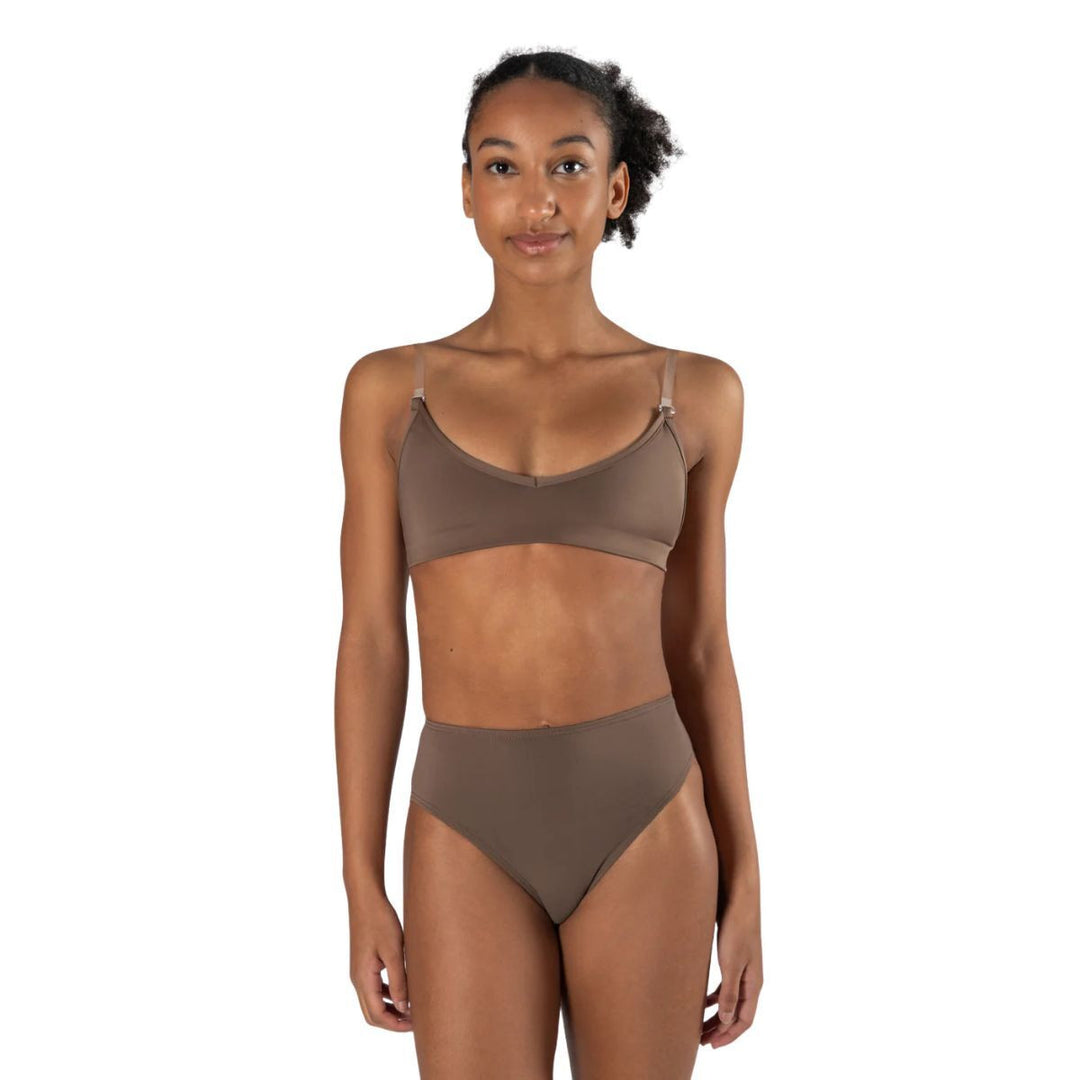 Energetiks Clear Back Bra Dance Underwear Garment Adult Size
