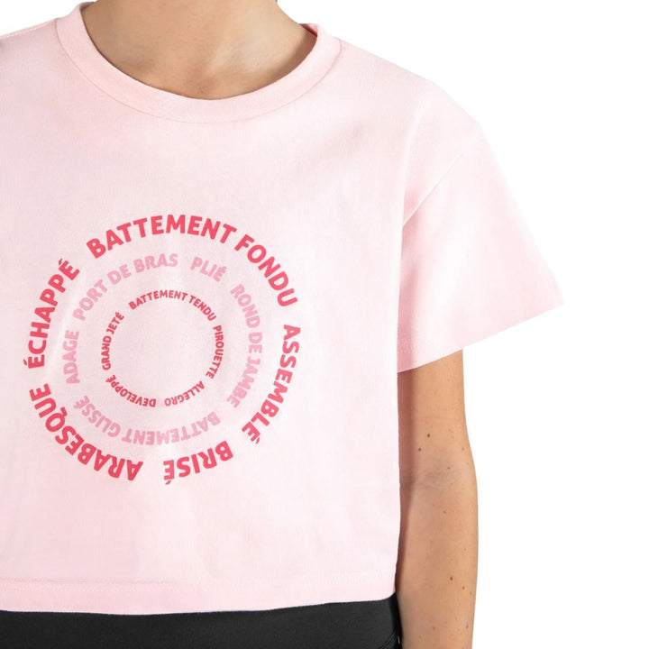 Energetiks Women Graphic Parker Cropped Supportive Dance Tee