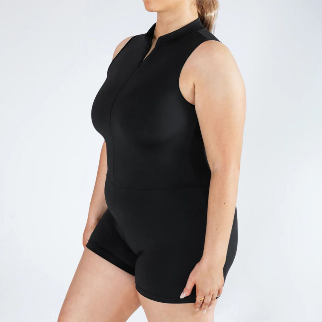 Energetiks Women Kity High Neckline Zip Front Unitard