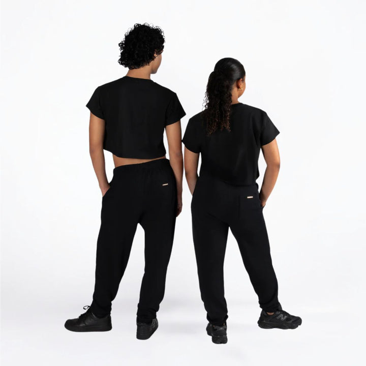 Energetiks Women Parker Round Neckline Cropped Dance Tee