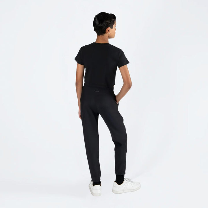 Energetiks Parker Round Neck Cropped Children Dance Tee