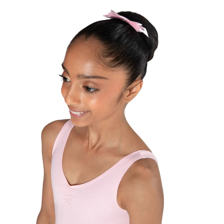 Energetiks Satin Hair Bow with Tails and Comb Accessory