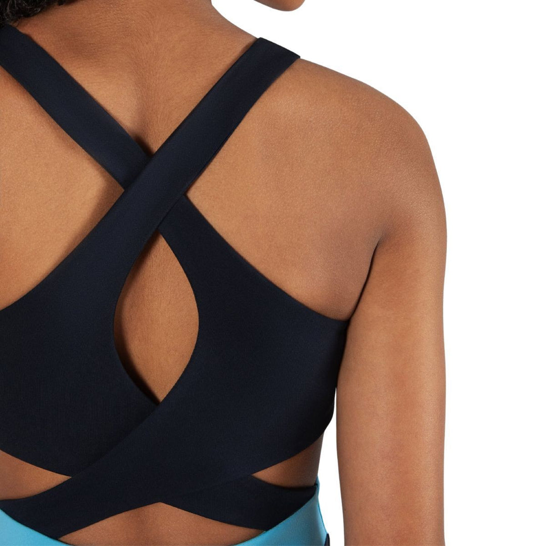 Energetiks Girls Skyler Cross Back Supportive Dance Leotard