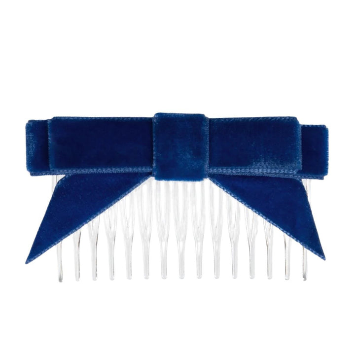 Energetiks Velvet Hair Bow with Tails and Comb Accessory