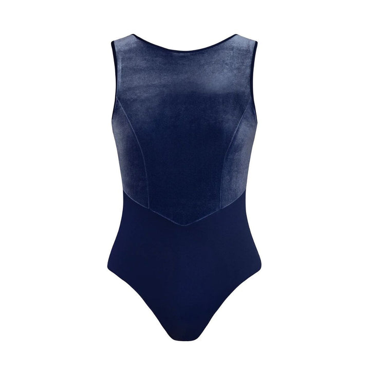 Energetiks Veronica Low Back Velvet Leotard Womens Sizes
