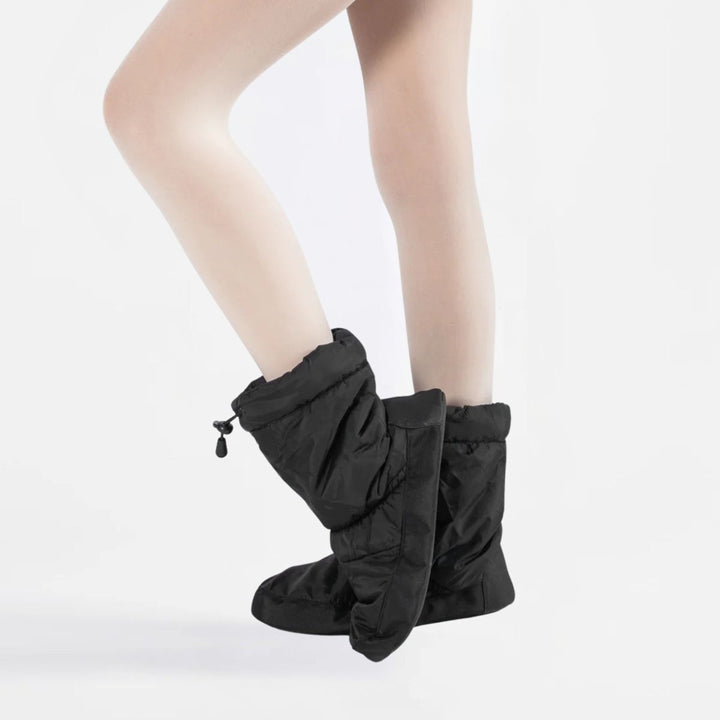 Energetiks Girls Warm Up Cozies Quilted Dance Booties