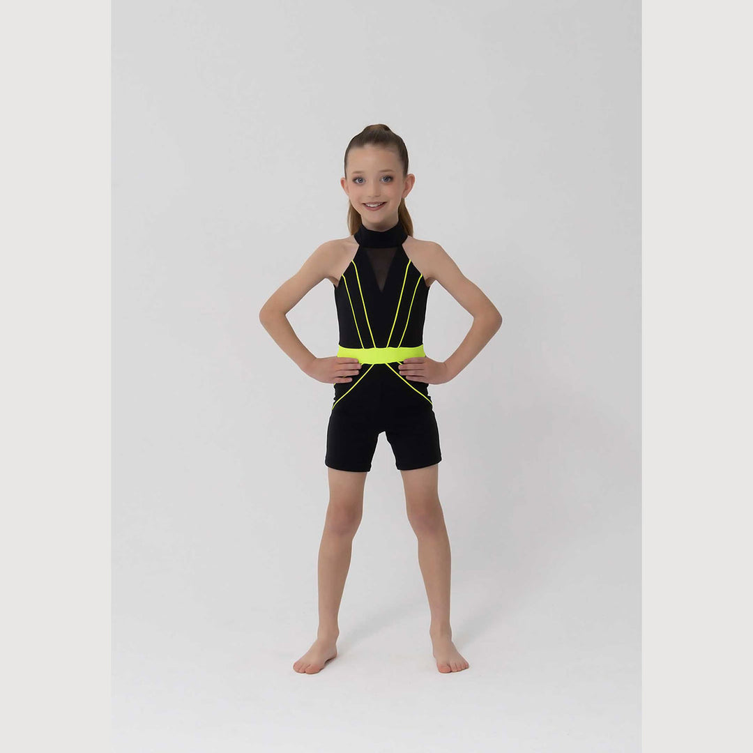 Studio 7 Dancewear Britney Biketard Girls Dance Unitard